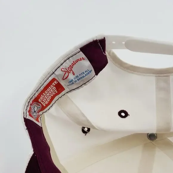 Vintage Minnesota Gophers Hat Cap SnapBack Mn White NCAA College Hockey - Picture 7 of 7